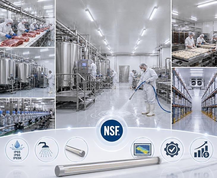 Complete Guide to Hygienic LED Lighting for Food Facilities